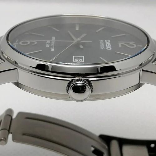 product_image_name-Casio-ساعة رجالية من الفولاذ المقاوم للصدأ، مينا أسود، كوارتز، موديل MTS-110D-1AVDF-2