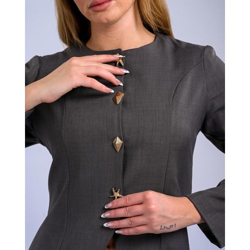 product_image_name-General-Grey Elegant Women’s Blazer-2