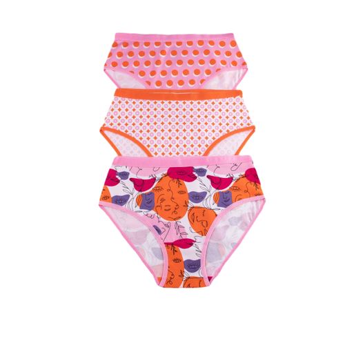 School Set Of (3) Underwear Breif Printed - For Women @ Best Price