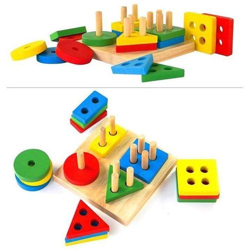 product_image_name-Generic-ألعاب تكديس خشبية ولوحة تصنيف الأشكال - لعبة تعليمية من بيبو تويز-3