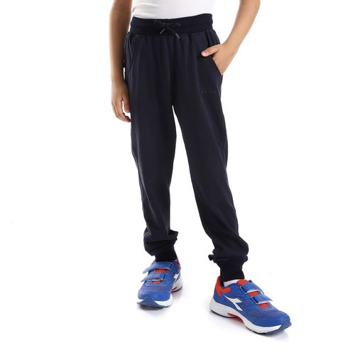 Buy Diadora Cotton Kids Sweatpant - Navy in Egypt