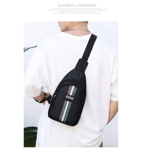 Crossbody Bag For Men's Chest Bag, Korean Version Shoulder Bag, Men's  Leisure Bag