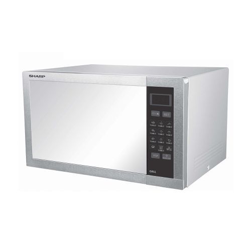 Buy Sharp R-770AR(ST) Stainless Steel Microwave With Grill - 34 Liter - 1000 Watt - Silver in Egypt