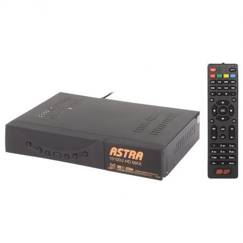 Buy Astra Receiver 10100U HD MAX HD , Full HD, 6000 Channels - Black in Egypt
