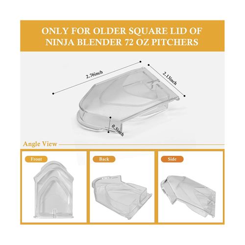 2Pcs Spout Cover for Ninja Blender Lid, for Ninja Blender 72Oz