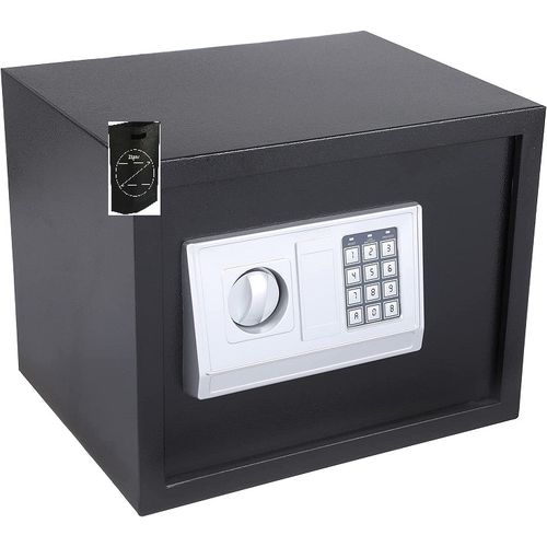 product_image_name-Generic-خزنة رقمية سوداء 20 سم +حقيبة زيجور المميزه-1