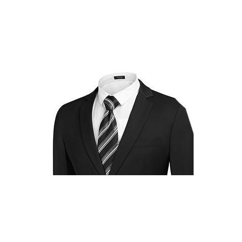 Generic Classic Black Blazer Jacket For Men - image 3