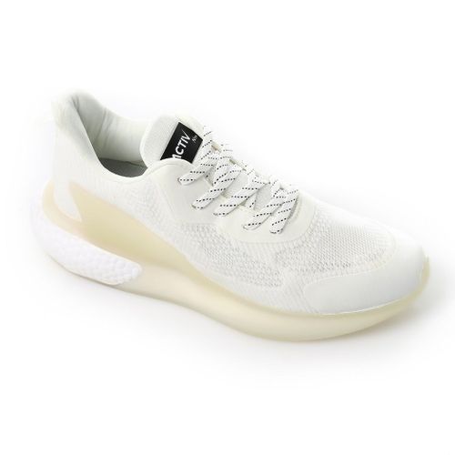 Activ White Sneakers With Cream Side Rubber Detail @ Best Price Online ...