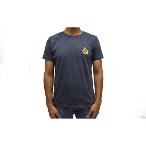 Buy AGU Patch Round Neck T-Shirt - Navy Blue in Egypt