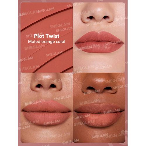 SHEGLAM Dynamatte Boom Matte Lipstick - Plot Twist - 2.7g - image 2