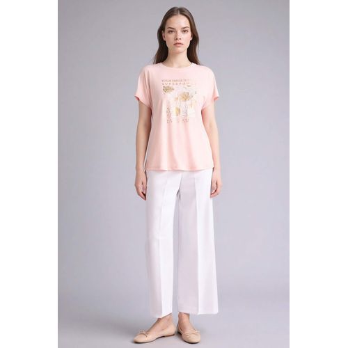 product_image_name-Defacto-Bisiklet Yaka Çiçekli Kısa Kollu Tişört-2