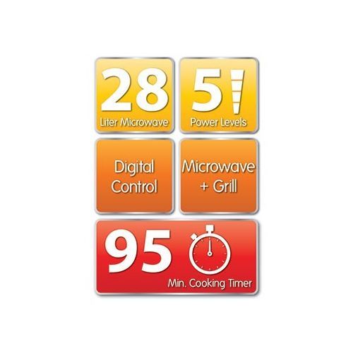 product_image_name-Mienta-28 لتر - MW32617A - Blaze - Wمايكروويف - 1000-5