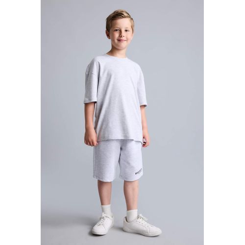 Defacto Boy Oversize Crew Neck Basic T-Shirt - image 2