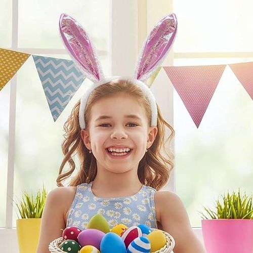 product_image_name-Generic-رباط شعر بأذني أرنب أنيق للأطفال والبالغين - مناسب لعيد الميلاد، والملابس، وإكسسوار شعر موضوي للفتيات-4