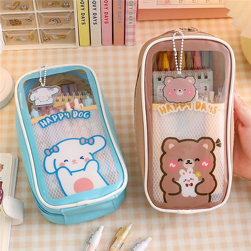 915 Generation Japanese Pencil Case Transparent Student Pencil Bag @ Best  Price Online