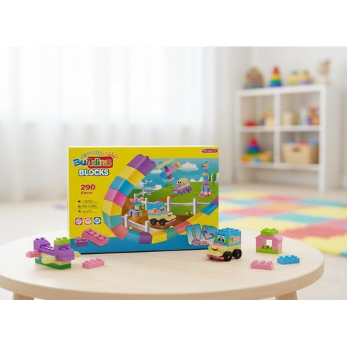 product_image_name-Generic-ليجو إبداعي – مجموعة 290 قطعة بألوان متعددة، بناء حر بدون شكل محدد، لعبة تعليمية للأطفال من عمر 3 سنوات، تنمي التركيز والخيال والمهارات الحركية-1