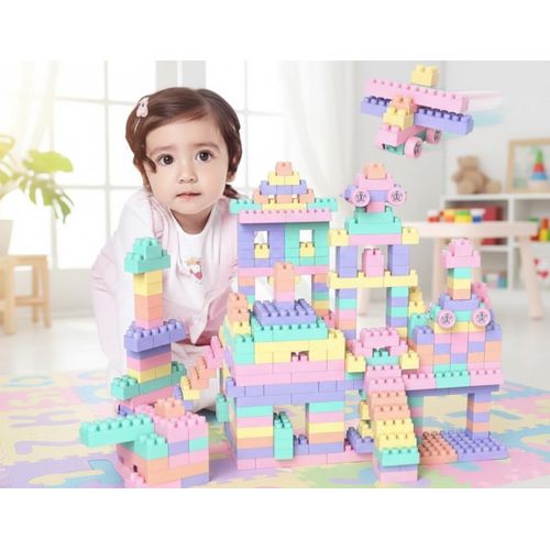 product_image_name-Generic-ليجو إبداعي – مجموعة 290 قطعة بألوان متعددة، بناء حر بدون شكل محدد، لعبة تعليمية للأطفال من عمر 3 سنوات، تنمي التركيز والخيال والمهارات الحركية-3