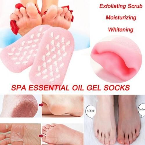 Soft Moisturizing Gel Socks Feet Skins Moisturizing Gel SPA Socks