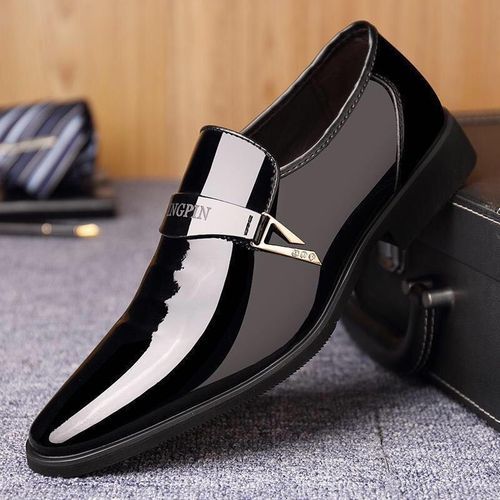 Buy Fashion Men's Fashion Business Formal Work Shoes - Black in Egypt