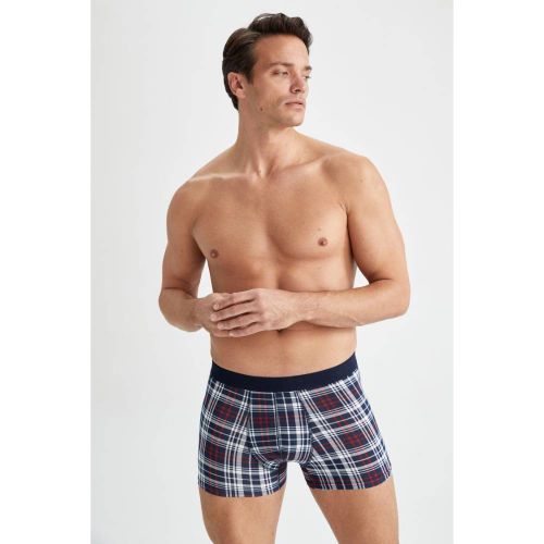 product_image_name-Defacto-Man Regular Fit Knitted Boxer - Navy-3