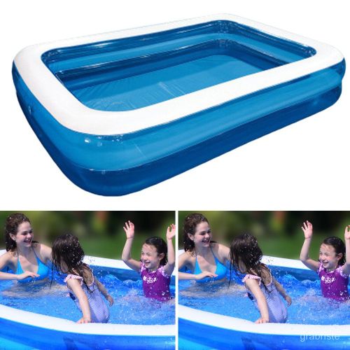 اشتري Ji Long Rectangular Inflatable Pool For Family And Kids 305cm*183cm*50cm - No:102912 في مصر