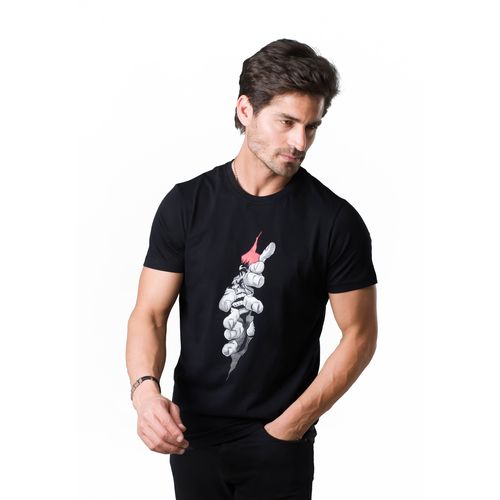 product_image_name-Teeoro-تيشيرت أسود قطن 100 %-3