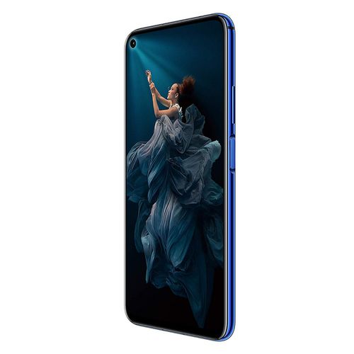 Honor 20 موبايل ثنائي الشريحة - 6.26 بوصة - 128 جيجا/ 6 جيجابايت - 4G - أزرق + غطاء