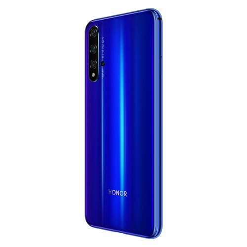 Honor 20 موبايل ثنائي الشريحة - 6.26 بوصة - 128 جيجا/ 6 جيجابايت - 4G - أزرق + غطاء