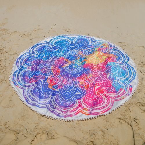 circle beach mat