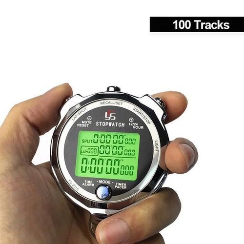 Generic Professional Metal Luminous Digital Stopwatch Timer Multifuction Portable Sports Running Training Timer Chronograph Stop Watch 100 Tracks Brown Best Price Online Jumia Egypt