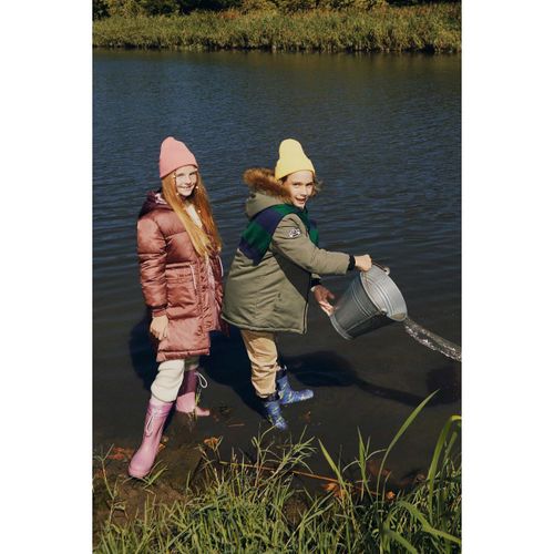 product_image_name-Defacto-Girl Hooded Regular Fit Coat/Parka - Rose-2