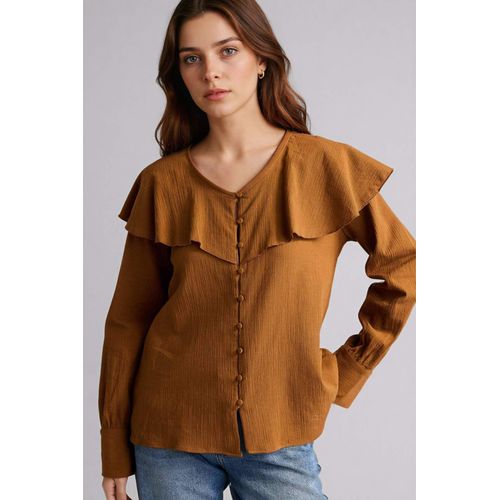 product_image_name-Defacto-تونيك كم طويل قماش كرنكيل قصة عادية-1