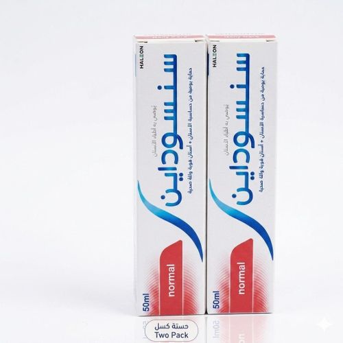 Sensodyne Original Normal Toothpaste for Sensitive Teeth Twin Pack
