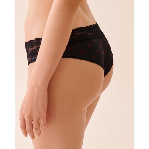 product_image_name-La Vie En Rose-Cotton and Lace Band Cheeky Panty-2