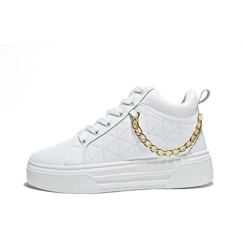 Buy Desert High Top Lace-Up White Sneakers in Egypt