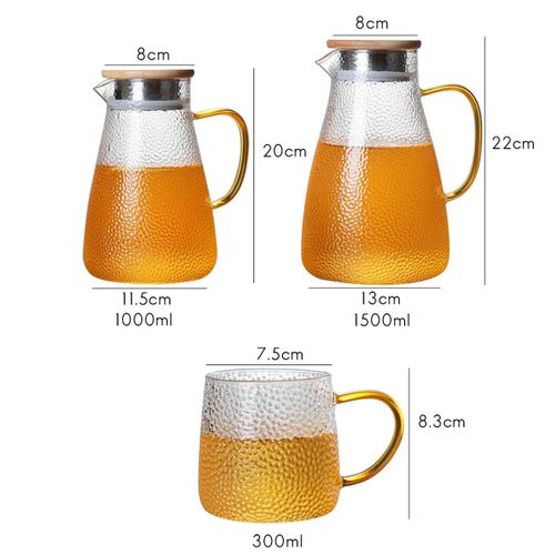 Glass Water Carafe Lid, Glass Pitcher Water Kettle