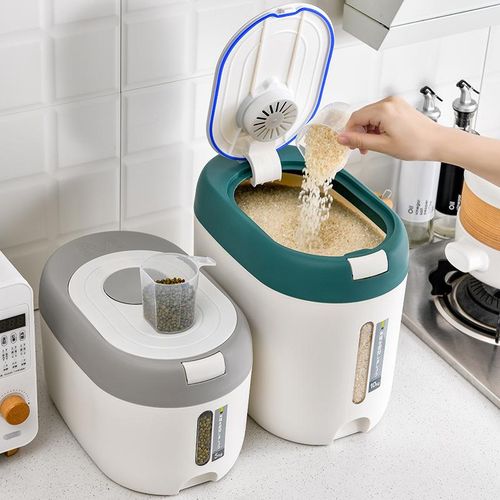 5Kg Kitchen Bucket Insect-proof Moisture-proof Rice Food Storage