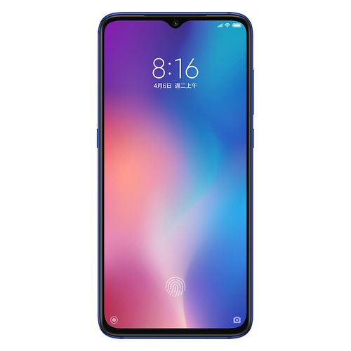 XIAOMI Mi 9 موبايل ثنائي الشريحة 6.39 بوصة - 128 جيجا/6 جيجا - أزرق