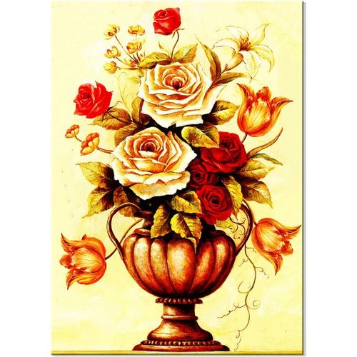 product_image_name-Generic-تابلوه بطبعة فازة زهور من كايرو ايه 3 دي - 60×40 سم-1