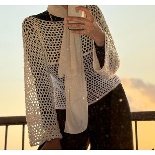 product_image_name-Generic-Crochet Mesh Top - Multicolour-1