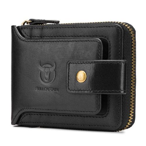 Generic Bullcaptain Leather Bifold Zipper Wallet For Men Travel Purse Pouch Gift Best Price Online Jumia Egypt