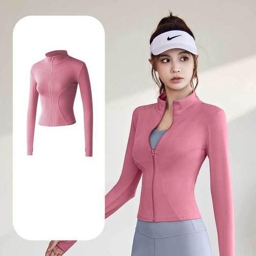 Generic Women s Running Jacket Long Sleeve Sports Slim Tight Jackets Best Price Online Jumia Egypt