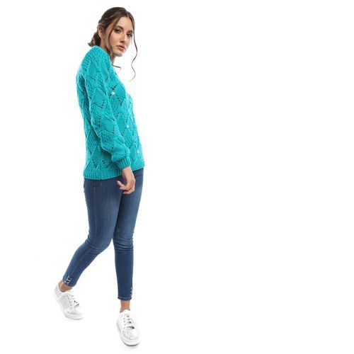 Ravin Strass Cute Pullover - Aquamarine