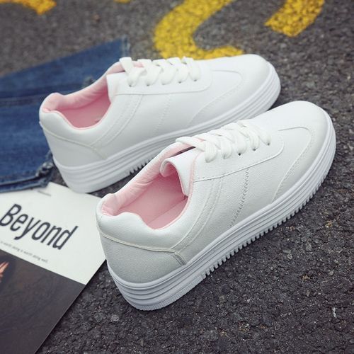 All white sale female sneakers