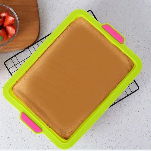 product_image_name-Generic-صينية حرارية سيليكون غير لاصقة للفرن والقلاية الهوائية لعمل المخبوزات والحلويات-4