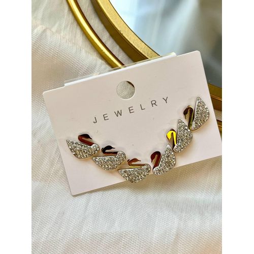 product_image_name-Generic-أقراط متدلية بسلاسل ثلاثية وشرابات-3