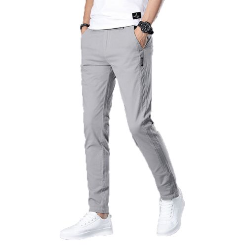 Mens Slim Fit Cotton Business Pants Autumn Casual Straight Style In Black,  Khaki, And Grey Fashion Brand Smart Work Trousers For Plus Size 28 38  211013 From Cong02, $16.31 | DHgate.Com