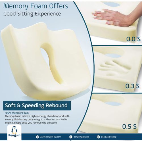 product_image_name-Penguin-بنجوين مقعد طبي قطيفة - ميموري فوم - أسود -5