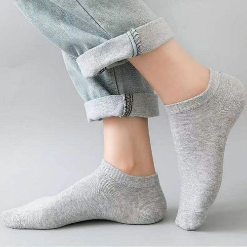 Fashion 5 Pairs Invisible Breathable Cotton Sports Male Short Socks @ Best  Price Online