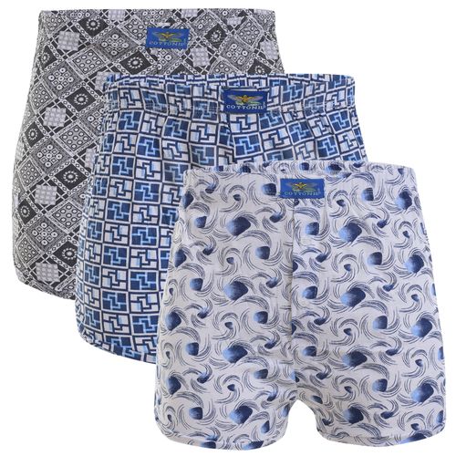 Cottonil Bandle Of (3) Printed Boxer - For Men @ Best Price Online